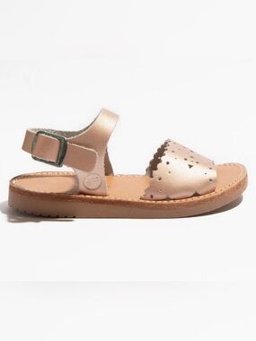 Freshly Picked Rose Gold Laguna Sandal, Size Toddler 7